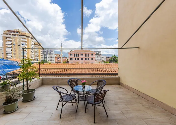 New Bazaar Panorama By Pikhost Tirana